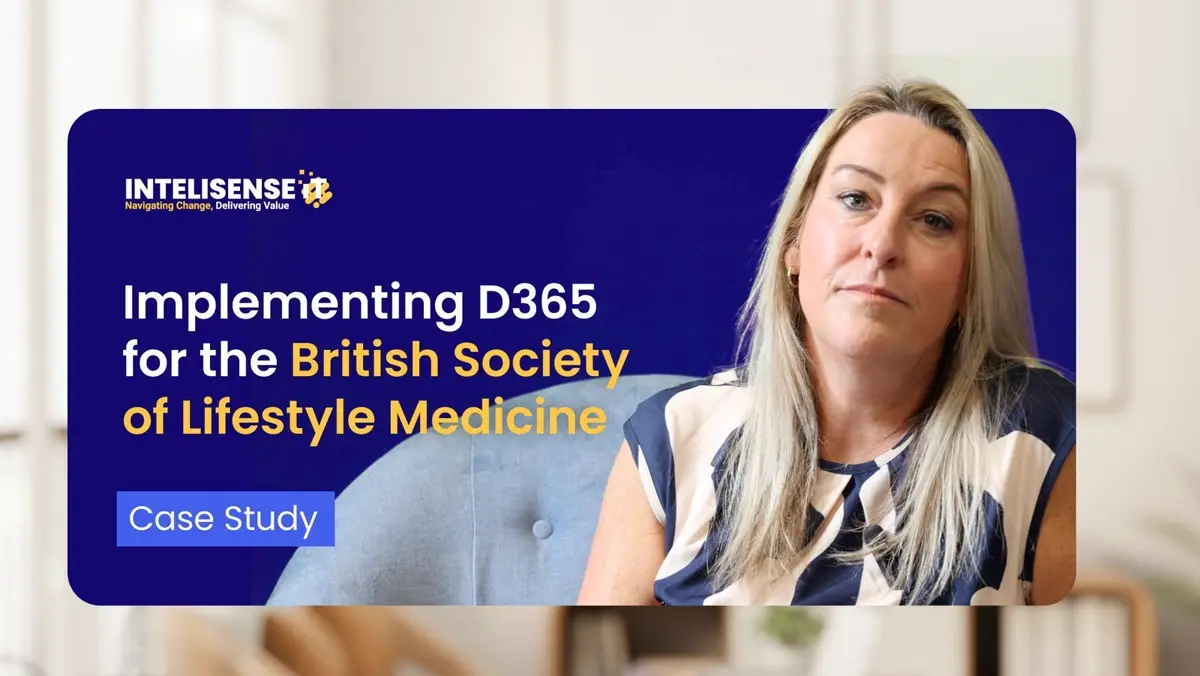 Implementing D365 for the British Society of Lifestyle Medicine